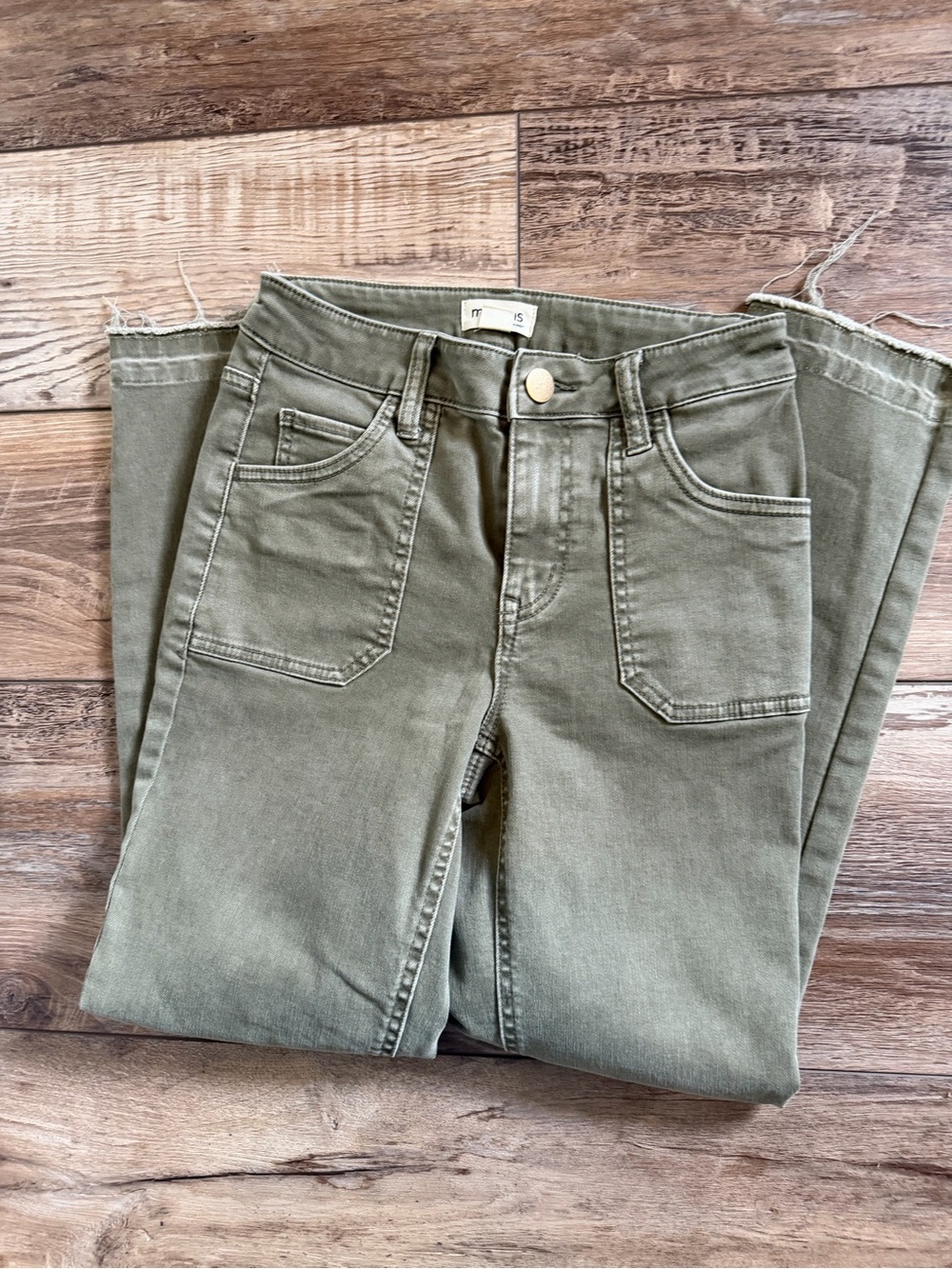 Maurice’s Women’s Olive Green Slim Straight-Leg Ankle Jeans - Size 0